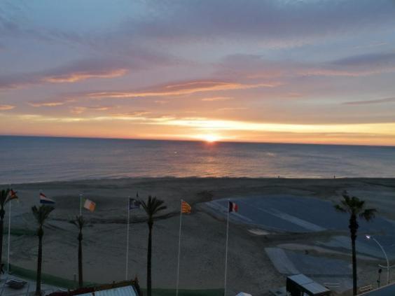 Studio Cosy Climatise Vue Mer Canet Plage 3Etoiles Extérieur photo
