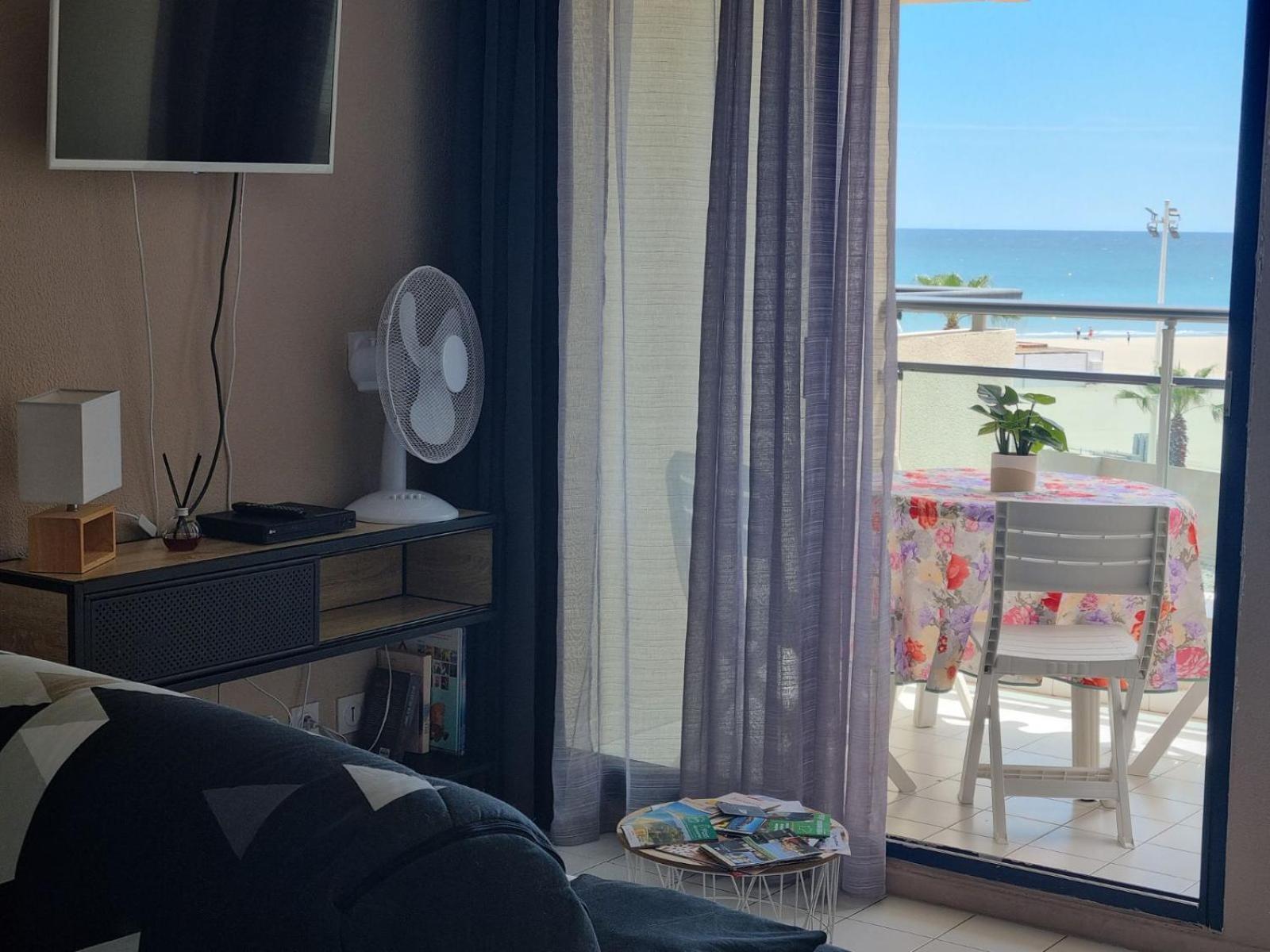 Studio Cosy Climatise Vue Mer Canet Plage 3Etoiles Extérieur photo